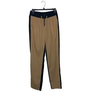 JEALOUS Tomato Colorblock Pull On Elastic Waist Trouser Size Small